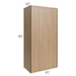 RTA Township Rift Oak 21" x 42" Wall Cabinet