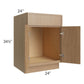 RTA Township Rift Oak 24" Sink Base Cabinet