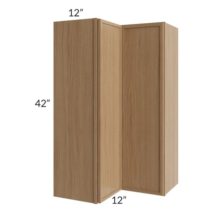 RTA Township Rift Oak 24" x 42" Easy Reach Wall Cabinet