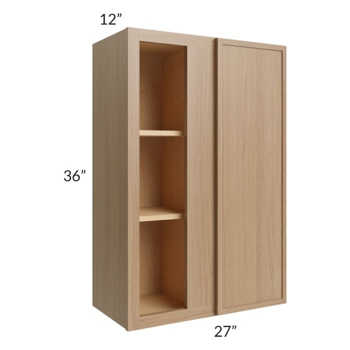 RTA Township Rift Oak 27" x 36" Wall Blind Cabinet