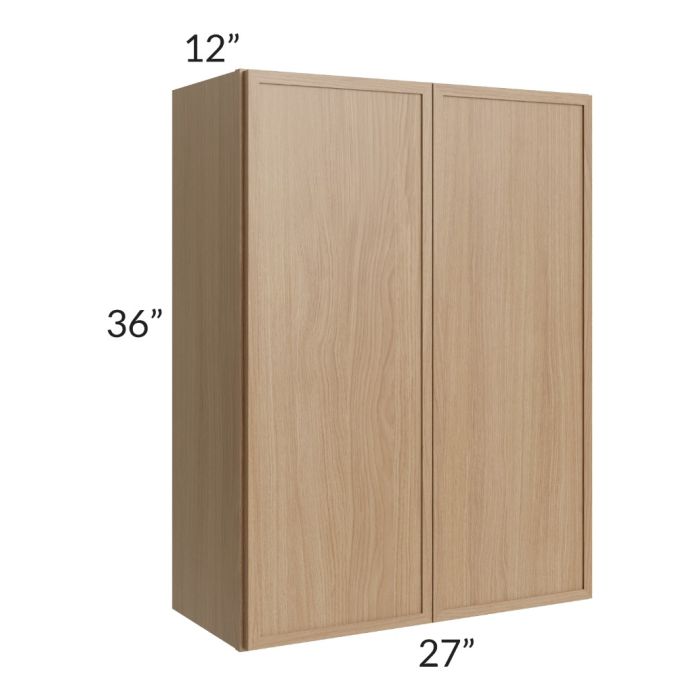 RTA Township Rift Oak 27" x 36" Wall Cabinet