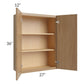 RTA Township Rift Oak 27" x 36" Wall Cabinet