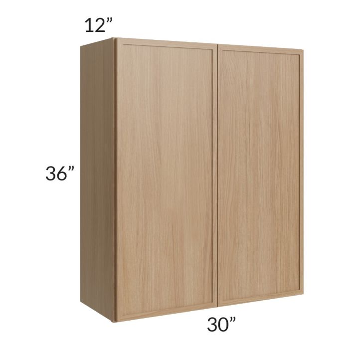RTA Township Rift Oak 30" x 36" Wall Cabinet