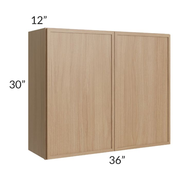 RTA Township Rift Oak 36" x 30" Wall Cabinet