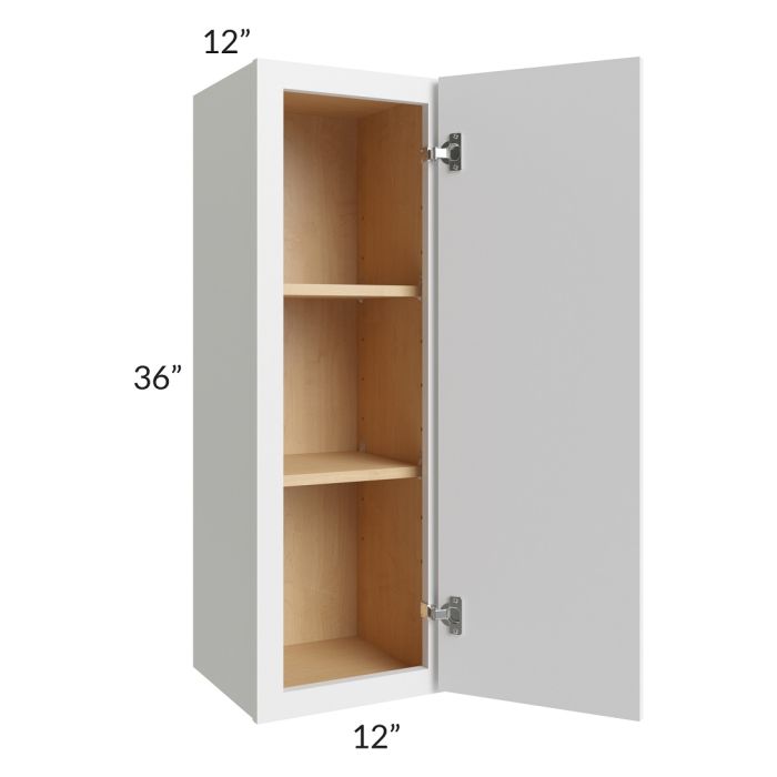 RTA Township White 12" x 36" Wall Cabinet