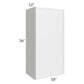 RTA Township White 18" x 36" Wall Cabinet