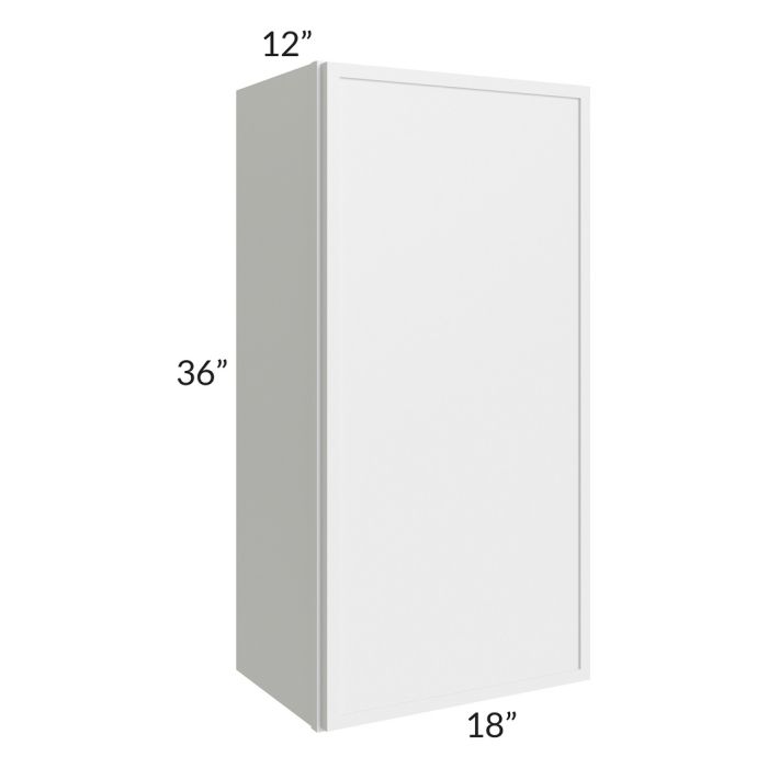 RTA Township White 18" x 36" Wall Cabinet with 2 Decorative END Panels
