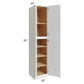 RTA Township White 18" x 96" Wall Pantry Cabinet