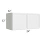 RTA Township White 24" x 12" Wall Cabinet