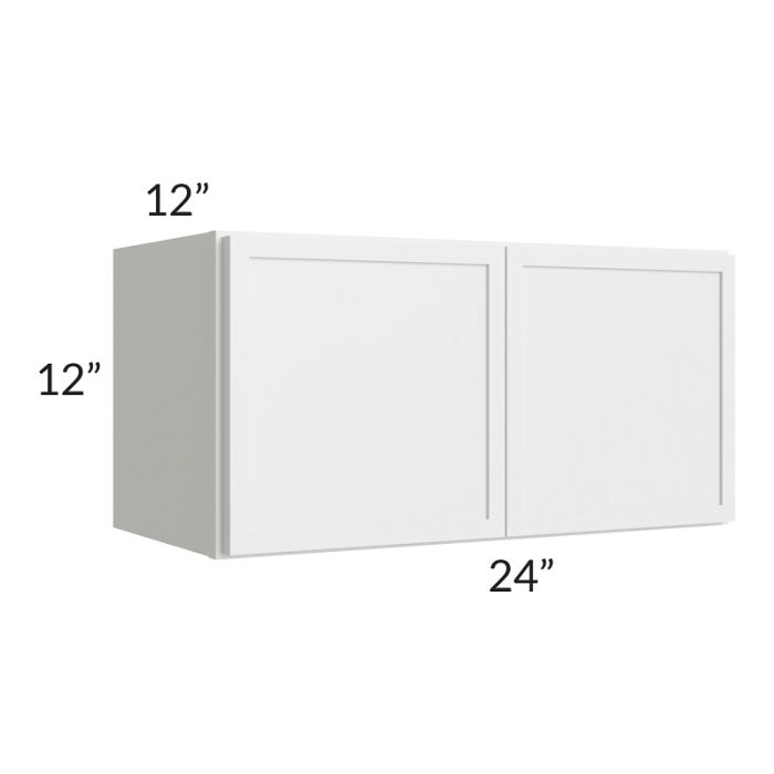 RTA Township White 24" x 12" Wall Cabinet