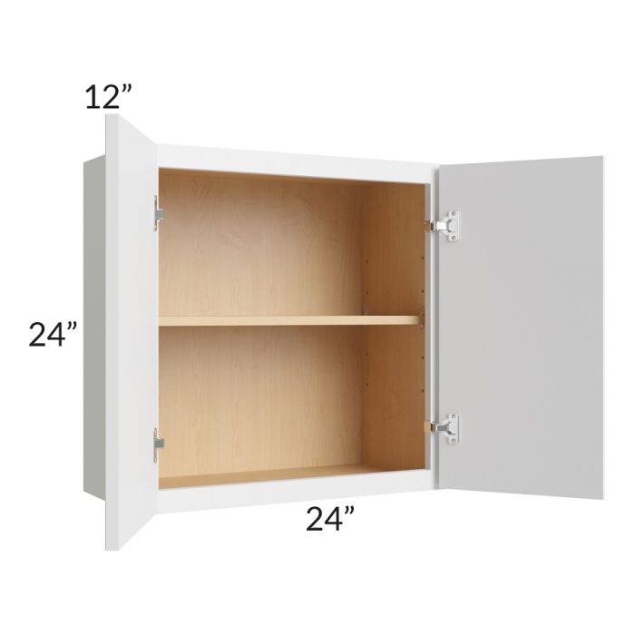 RTA Township White 24" x 24" Wall Cabinet