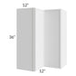 RTA Township White 24" x 36" Easy Reach Wall Cabinet