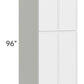 RTA Township White 24" x 96" Wall Pantry Cabinet