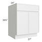 RTA Township White 27" Base Cabinet with 2 Decorative END Panels