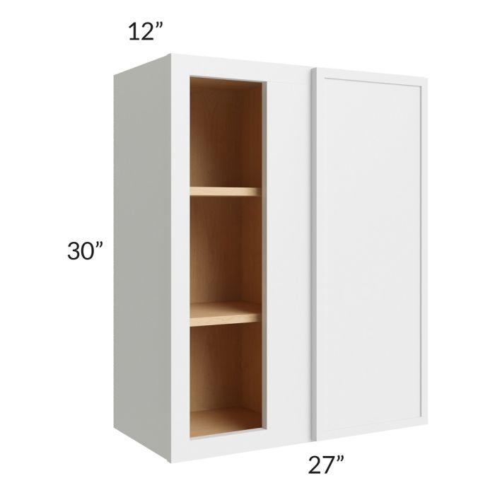 RTA Township White 27" x 30" Wall Blind Cabinet