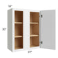 RTA Township White 27" x 30" Wall Blind Cabinet