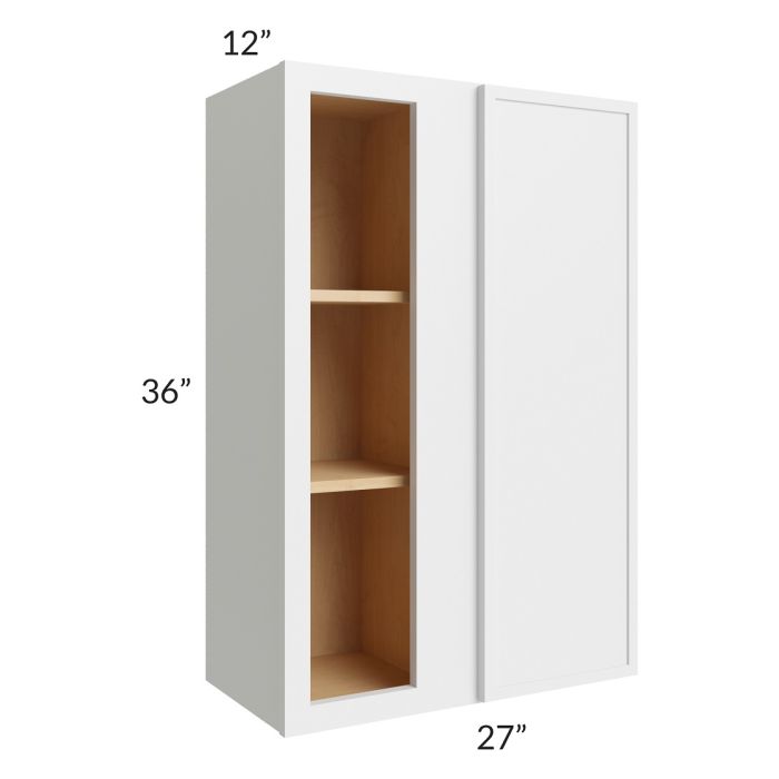 RTA Township White 27" x 36" Wall Blind Cabinet