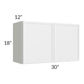 RTA Township White 30" x 18" Wall Cabinet