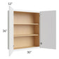 RTA Township White 30" x 36" Wall Cabinet