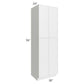 RTA Township White 30" x 96" Wall Pantry Cabinet with 4 Roll Out Trays