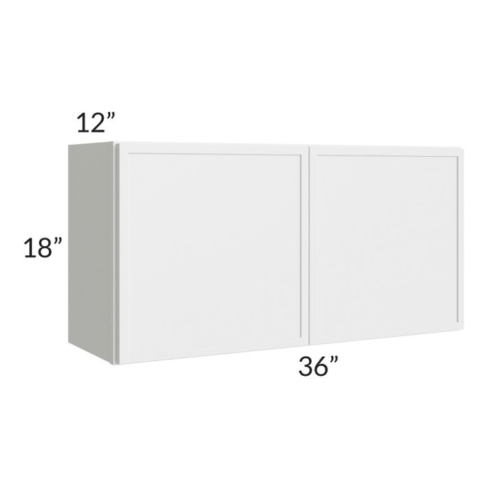 RTA Township White 36" x 18" Wall Cabinet