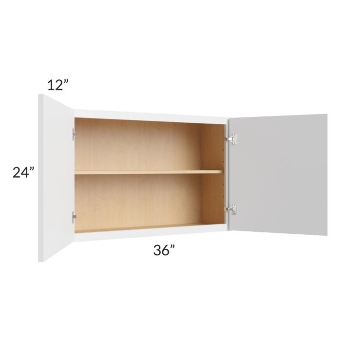 RTA Township White 36" x 24" Wall Cabinet