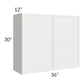 RTA Township White 36" x 30" Wall Cabinet