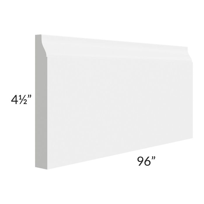RTA Township White 8' Baseboard Molding