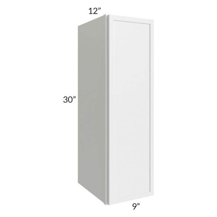 RTA Township White 9" x 30" Wall Cabinet