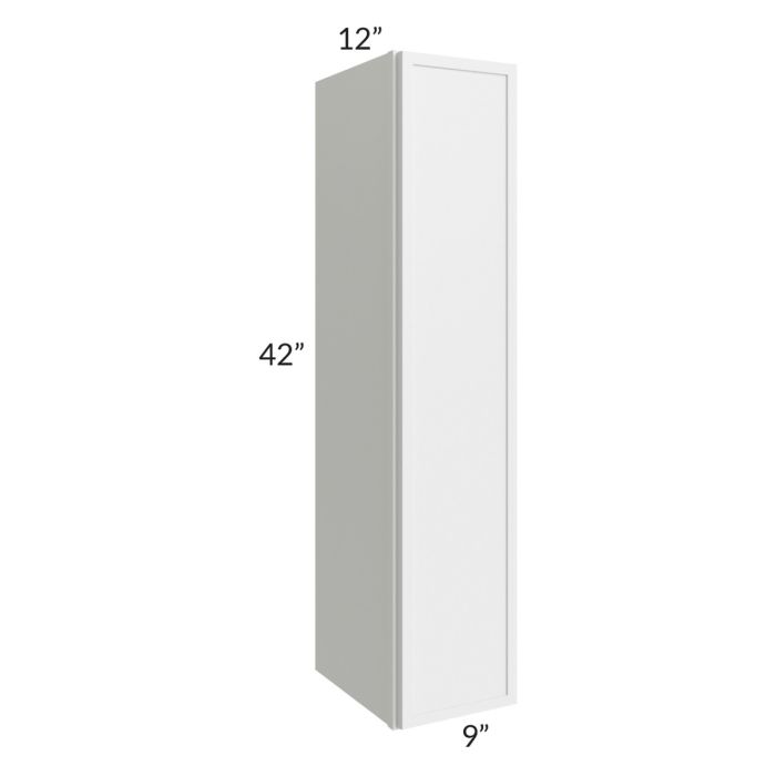 RTA Township White 9" x 42" Wall Cabinet