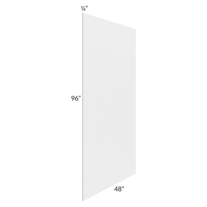 RTA Township White 96" x 48" x 1/4" Finished Plywood Panel