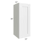 RTA Vail White Shaker 12" x 30" Wall Cabinet