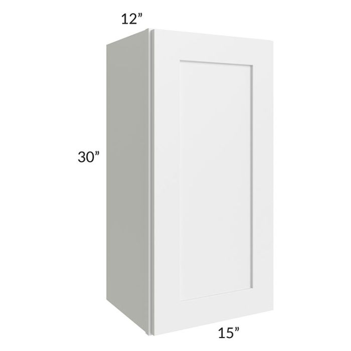 RTA Vail White Shaker 15" x 30" Wall Cabinet