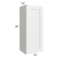 RTA Vail White Shaker 15" x 36" Wall Cabinet