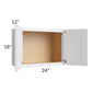 RTA Vail White Shaker 24" x 18" Wall Cabinet