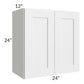 RTA Vail White Shaker 24" x 24" Wall Cabinet