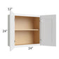 RTA Vail White Shaker 24" x 24" Wall Cabinet