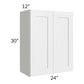 RTA Vail White Shaker 24" x 30" Wall Cabinet