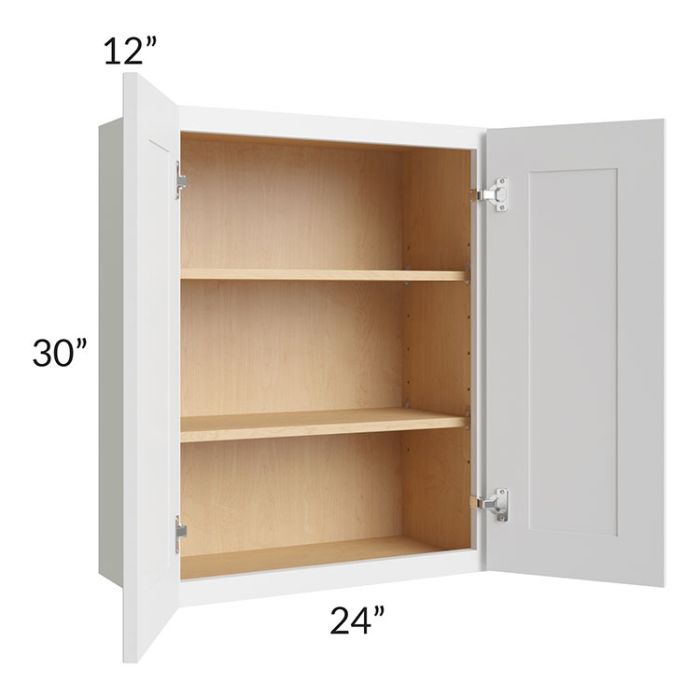 RTA Vail White Shaker 24" x 30" Wall Cabinet