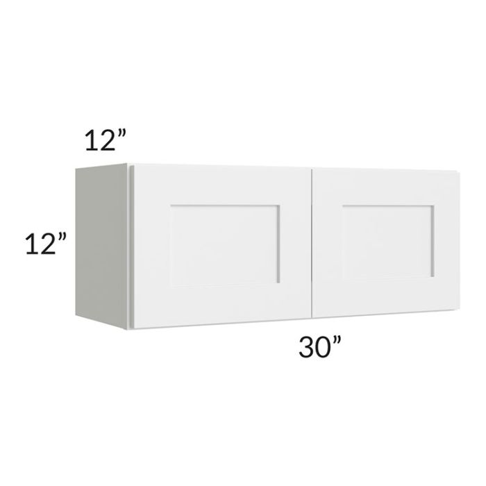 RTA Vail White Shaker 30" x 12" Wall Cabinet