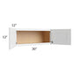 RTA Vail White Shaker 30" x 12" Wall Cabinet