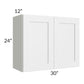 RTA Vail White Shaker 30" x 24" Wall Cabinet