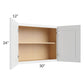 RTA Vail White Shaker 30" x 24" Wall Cabinet