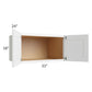 RTA Vail White Shaker 33" x 18" x 24" Wall Cabinet