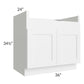 RTA Vail White Shaker 36" Farm Sink Base Cabinet