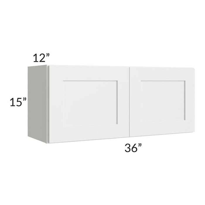 RTA Vail White Shaker 36" x 15" Wall Cabinet
