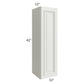 RTA Wellfleet Linen 12" x 42" Wall Cabinet