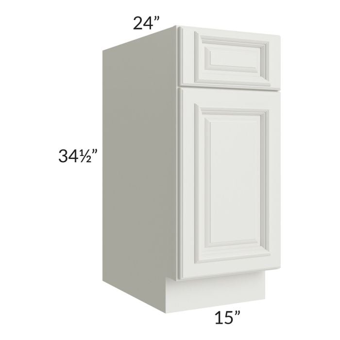 RTA Wellfleet Linen 15" Base Cabinet