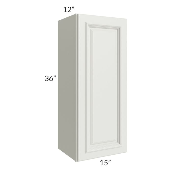 RTA Wellfleet Linen 15" x 36" Wall Cabinet