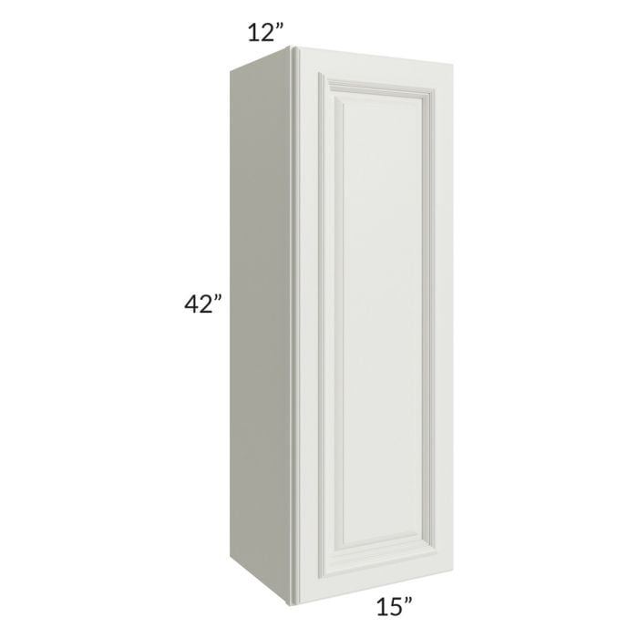 RTA Wellfleet Linen 15" x 42" Wall Cabinet